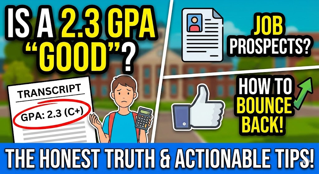 The Honest Truth: Is 2.3 a Good GPA in University? (And How to Bounce Back)