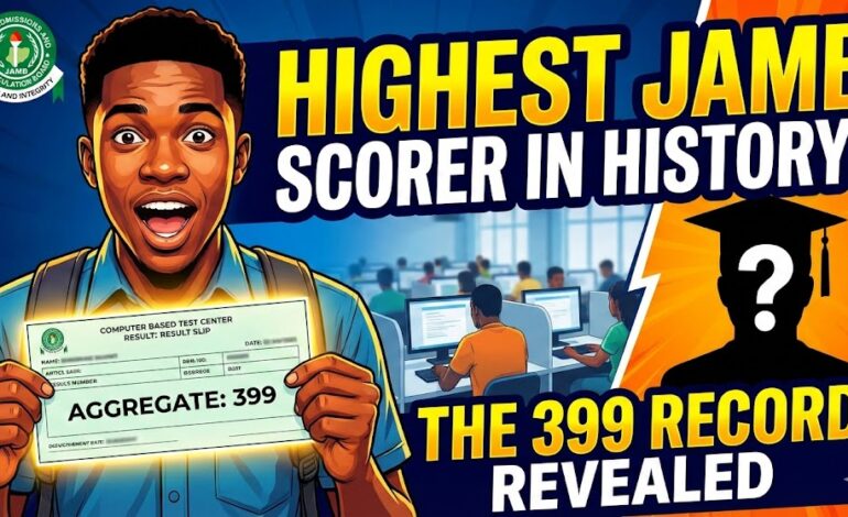 Unveiling the Truth: Who is the Highest JAMB Scorer in History?