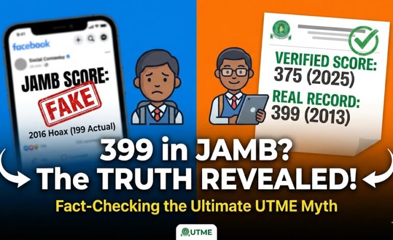 Has Anyone Ever Scored 399 in JAMB? Fact-Checking the Ultimate UTME Record