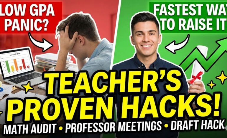 What is the fastest way to raise your GPA? Real Strategies from a Teacher
