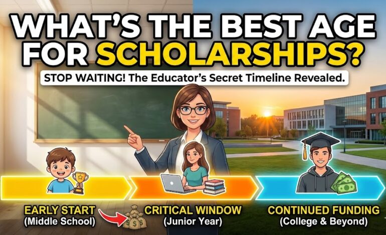 What is the best age to apply for scholarships? The Complete Educator's Guide